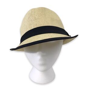 Paper straw fedora 